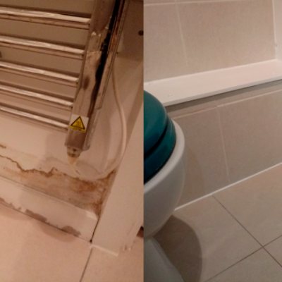 Wisem Services Limited Before-After-Radiator-Leak